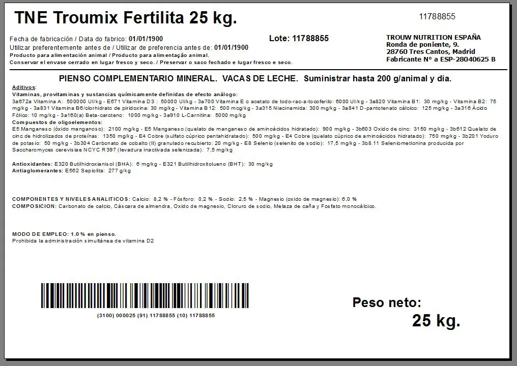 Milkinal Fertilita - Imagen 2