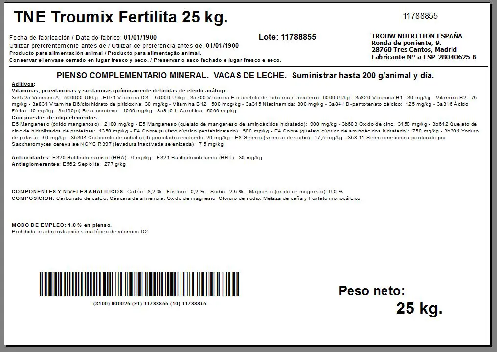 Milkinal Fertilita - Imagen 2